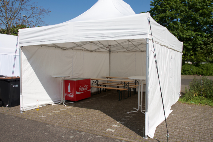Faltzelt galerie-falzelt-pagode